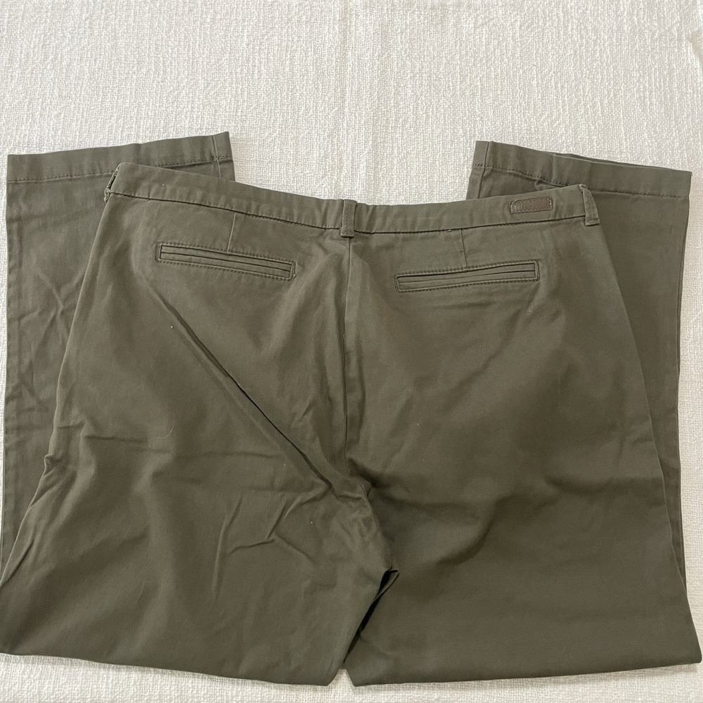 KUT‎ From The Kloth Pants Women's 12 Gwen Relaxed Trouser Olive Green Nice - Picture 2 of 8